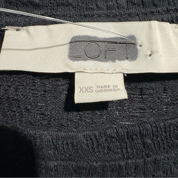 LOFT Black Knit Top - Picture 3 of 5